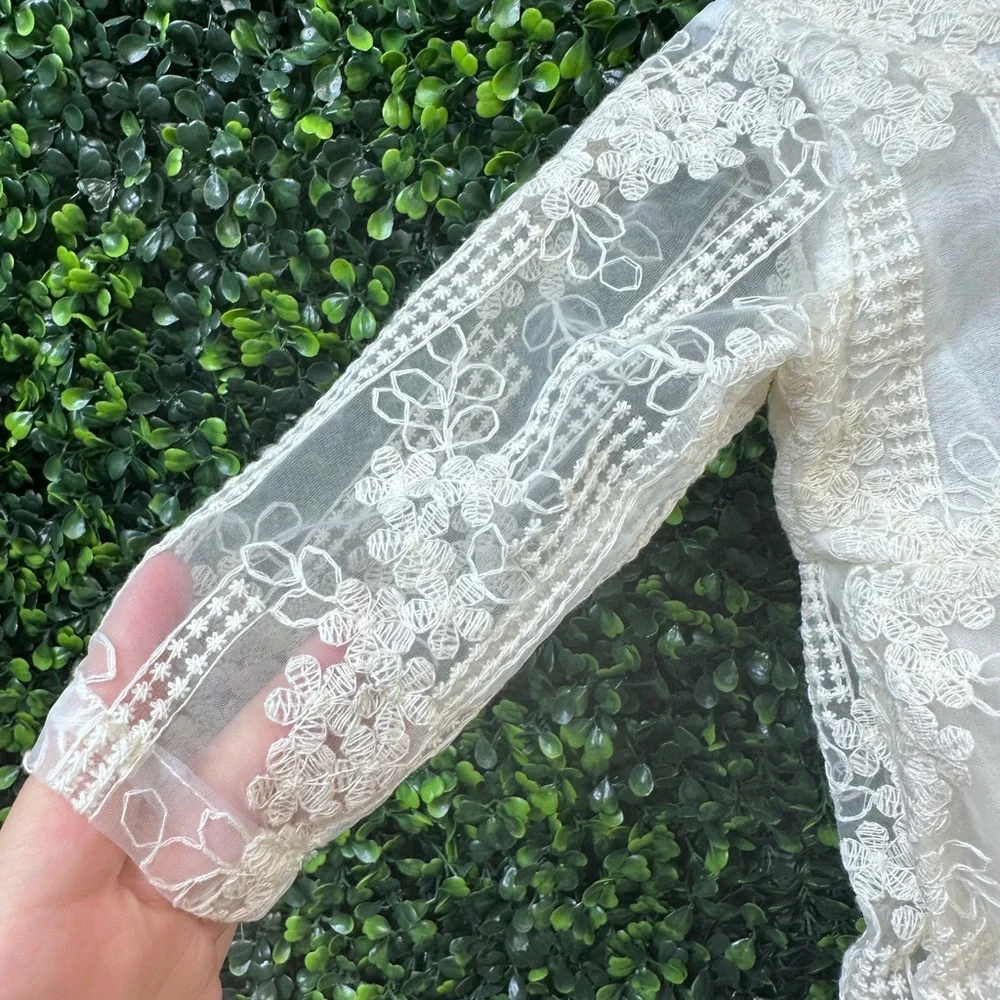 Nwot Elegant White‎ Lace Baby Dress
